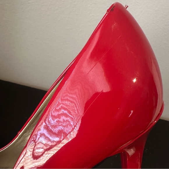 Guess Red Faux Leather High Heels - Picture 10 of 15